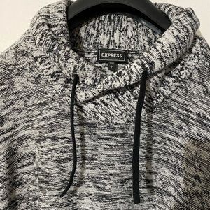 Men’s express funnel neck pullover marble sweater